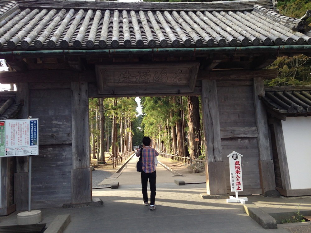 瑞巌寺への道2